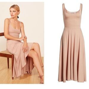 Reformation Jeans Pink Swing Dress With Pockets🎀